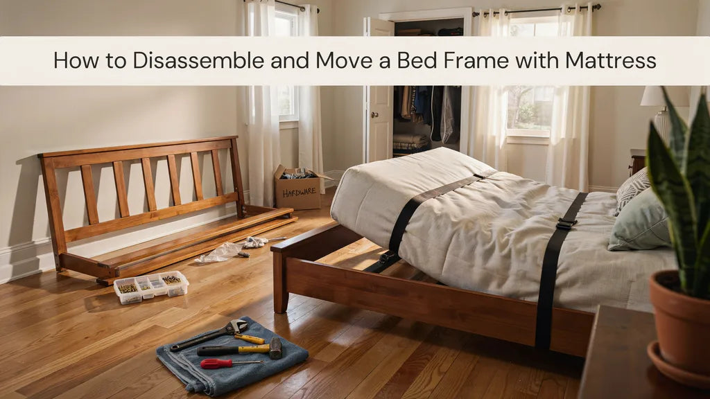How to Disassemble and Move a Bed Frame with Mattress