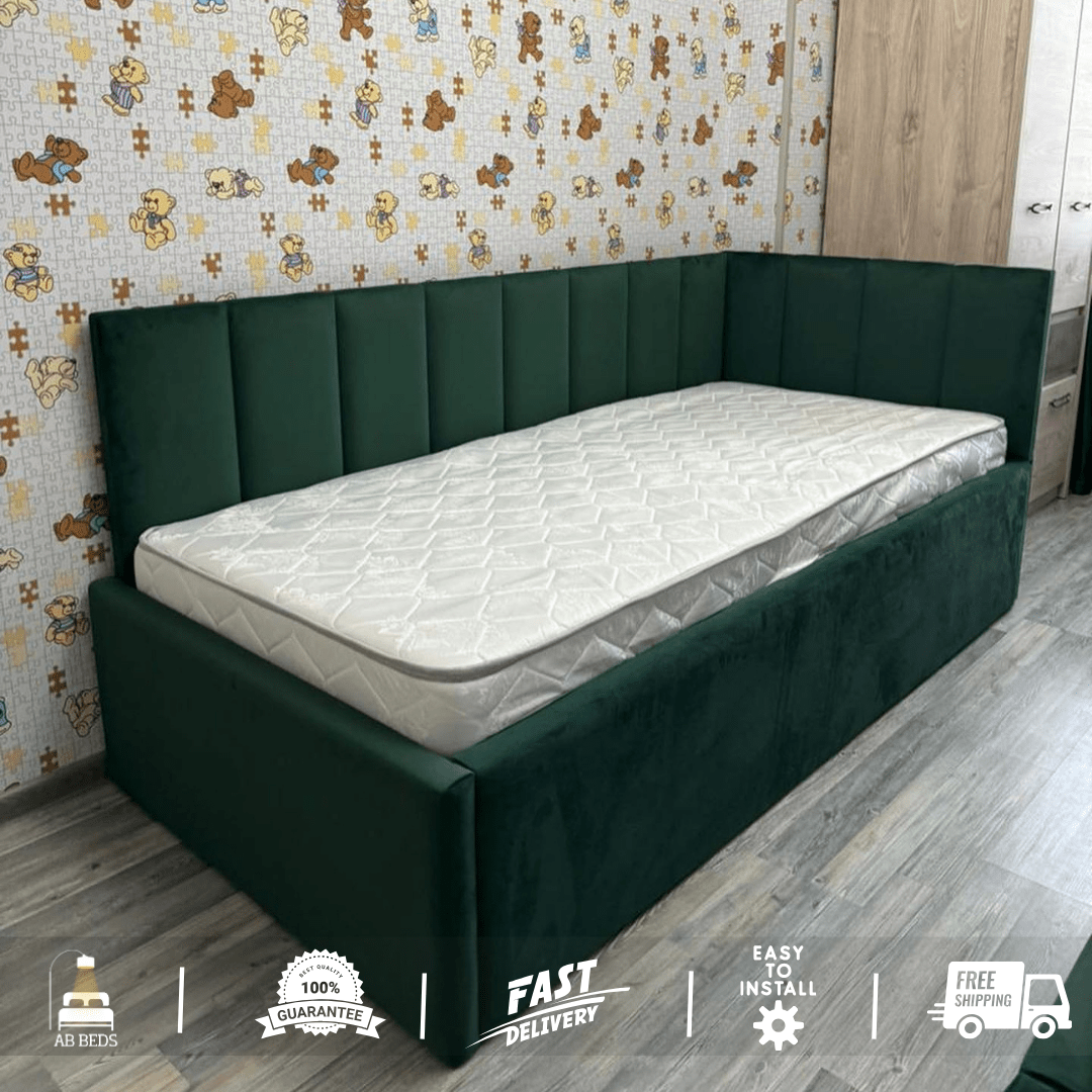 2025 Albite Kids Bed/Sofa Bed with Optional Storage Box - ABBEDS B112