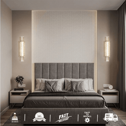 2025 Cascade Lining Bed with Optional Ottoman Storage - ABBEDS B75