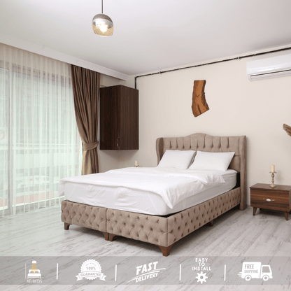 2025 Denali Bed with Optional Ottoman - ABBEDS B63