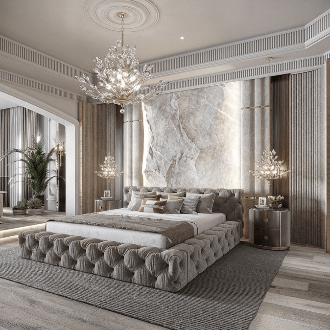 2025 Luxe Designer Low Base Bed - ABBEDS B17