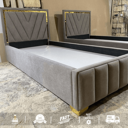 2025 Orbit Bed with Optional Ottoman - ABBEDS B56