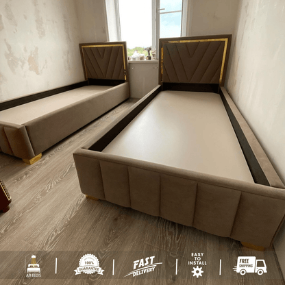 2025 Orbit Bed with Optional Ottoman - ABBEDS B56