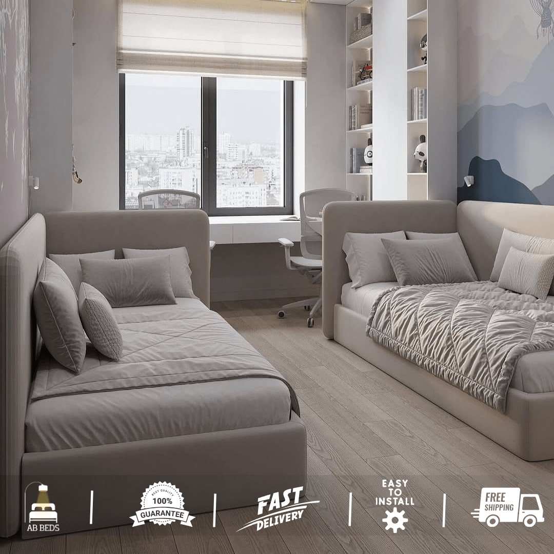 2025 Pokemon Kids Bed/Sofa Bed with Optional Storage Box - ABBEDS B114