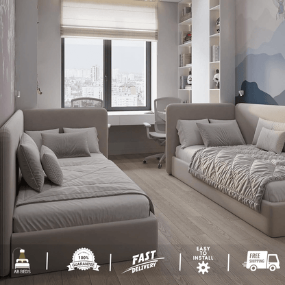 2025 Pokemon Kids Bed/Sofa Bed with Optional Storage Box - ABBEDS B114