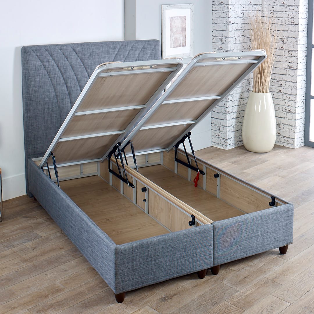 2025 Retreat Bed with Optional Ottoman Storage - ABBEDS B33