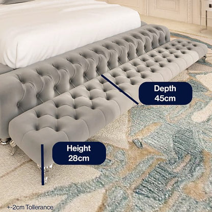 2025 Spanish Upholstery Soft Footstool - ABBEDS F1