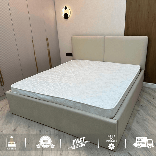 2025 Straight Edge Optional Ottoman Bed - ABBEDS B91