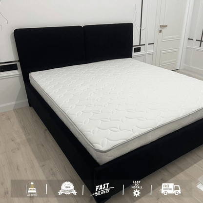 2025 Straight Edge Optional Ottoman Bed - ABBEDS B91