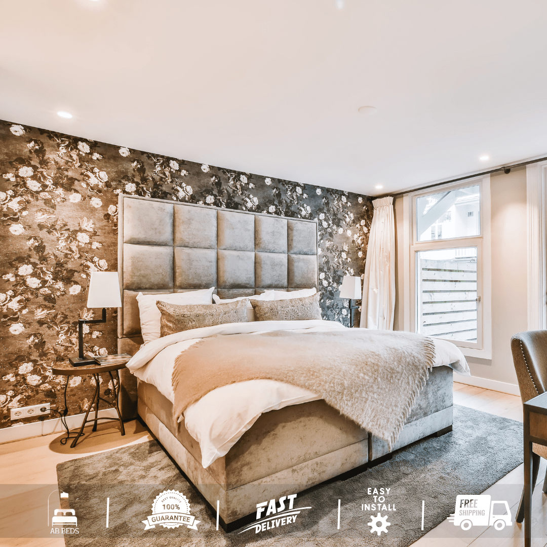 2025 Summit Designer High Headboard Bed - ABBEDS B76