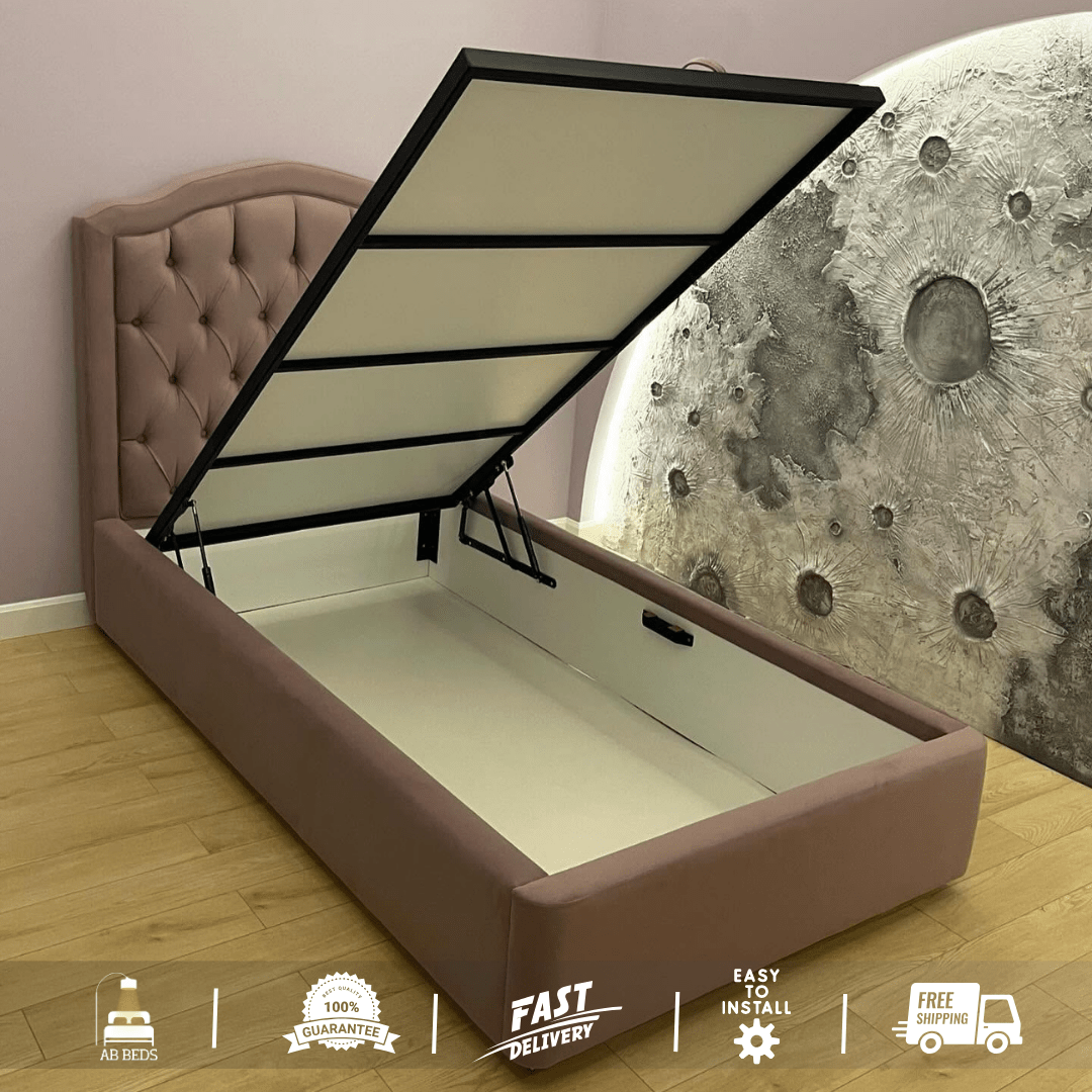 2025 Vega Optional Ottoman Storage Bed - ABBEDS B83