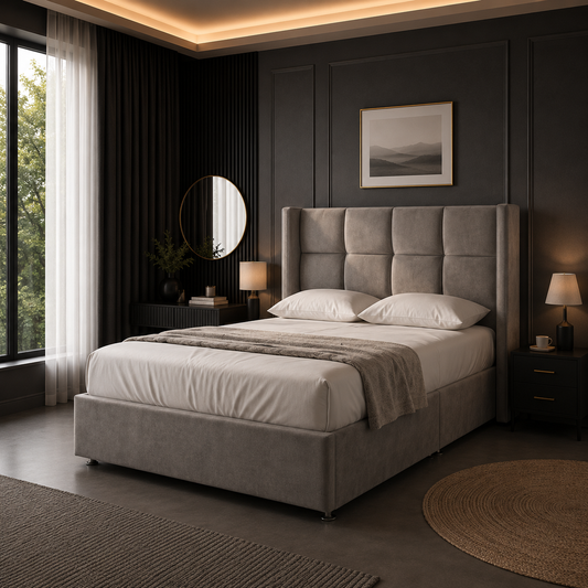 Eterna Luxe | Premium Storage Divan Bed (UK) | ABBEDS #B157