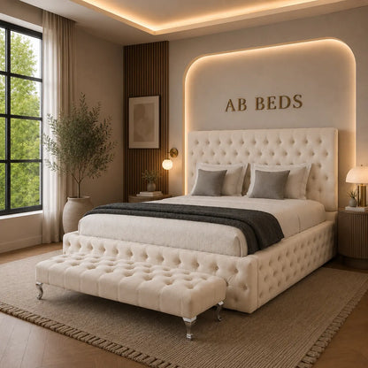 Imperique Ambassador Bed – Grand Upholstered Luxury Design | ABBEDS (ABD) #03