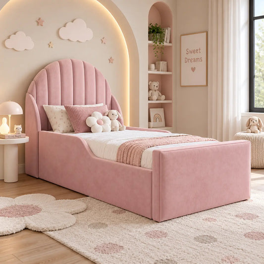 LittleCloud Kids Bed with Safety Rails