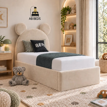 MiniLuxe Kids Upholstered Bed Frame