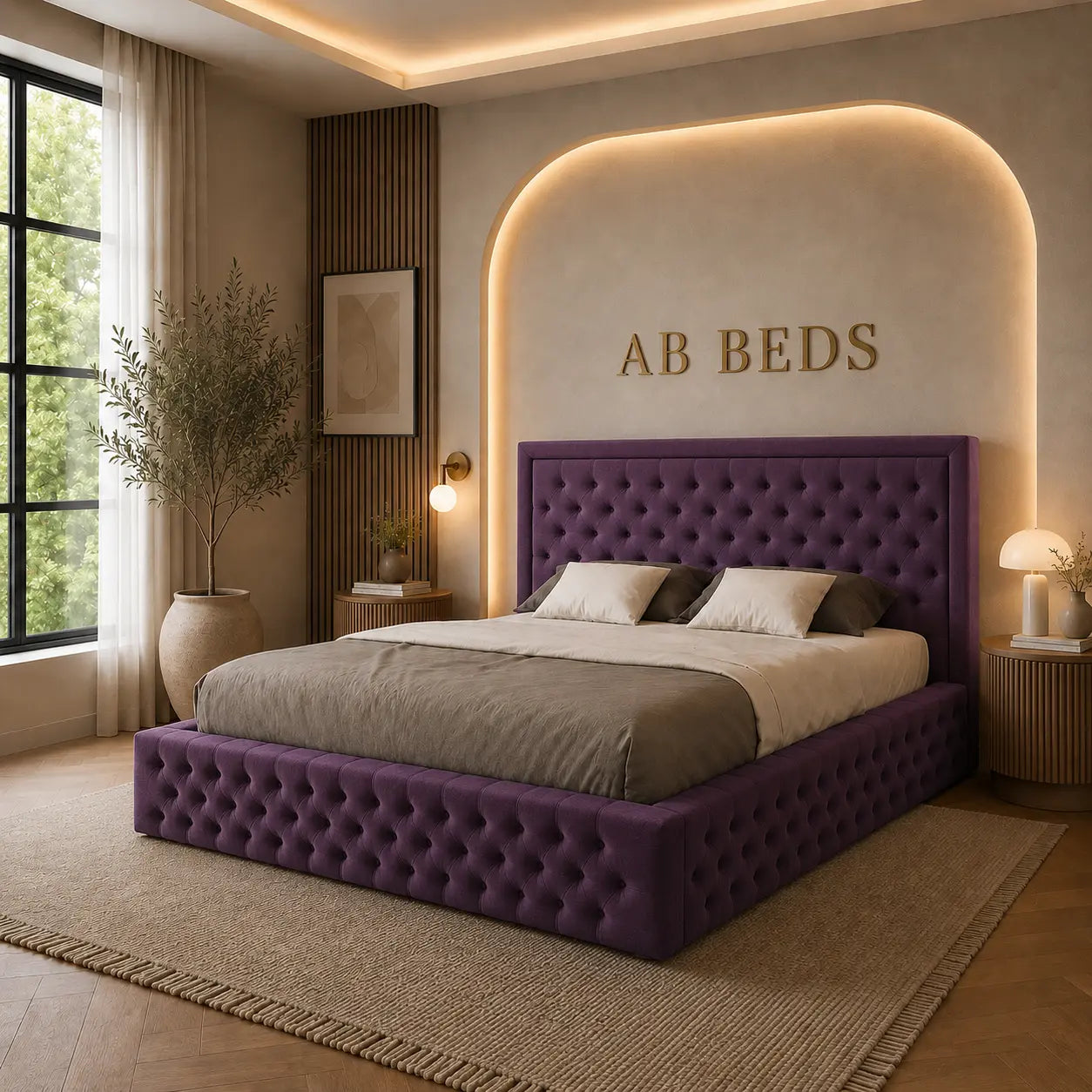 Royalhaven Ambassador Bed – Elegant Luxury Bedroom Centrepiece | ABBEDS (ABD) #01