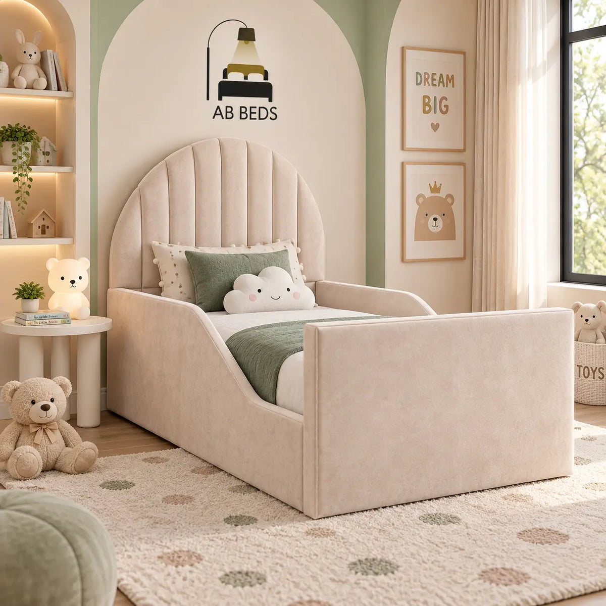 SleepyBear Kids Bed with Protective Side Rails