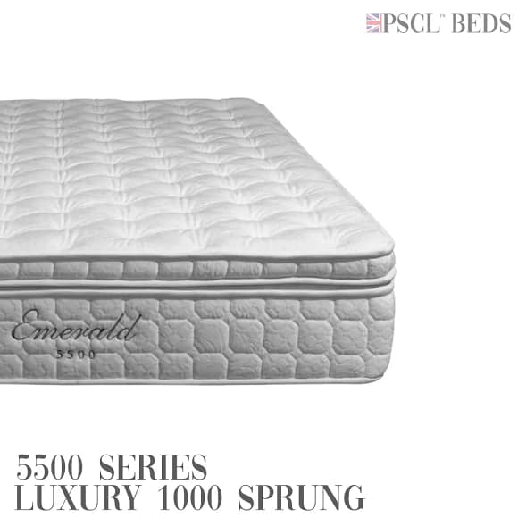 Emerald 5500 Limited Series – 1000 Pocket Soft Top Medium Mattress - ABBEDS 1000ESL