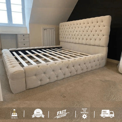 Ambassador Luxury Bed with Optional Ottoman - ABBEDS #B65