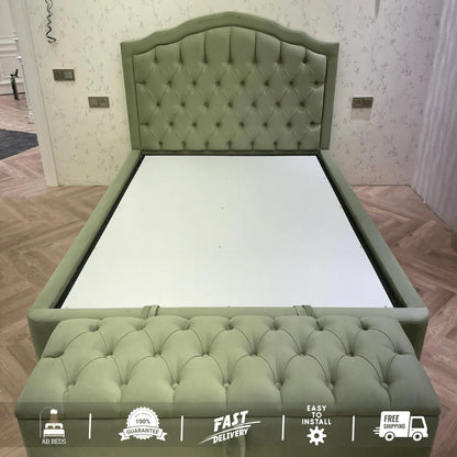 Vega Optional Ottoman Storage Bed - ABBEDS #B83
