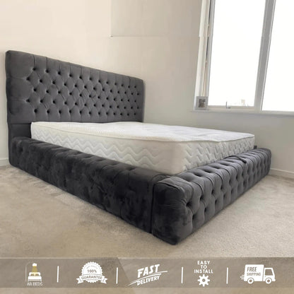 Ambassador Luxury Bed with Optional Ottoman - ABBEDS #B65