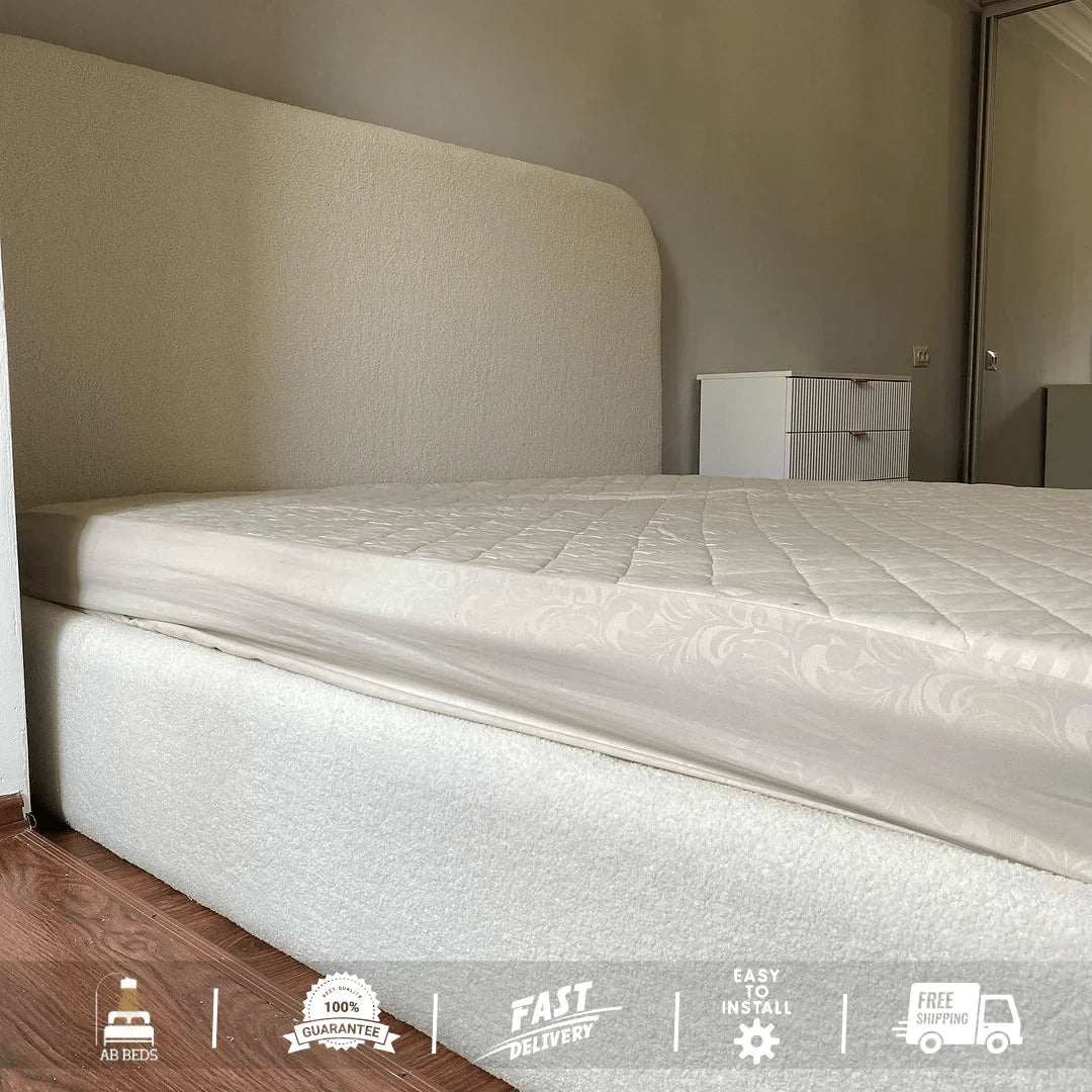 Nova Bed with Optional Ottoman - ABBEDS #B55