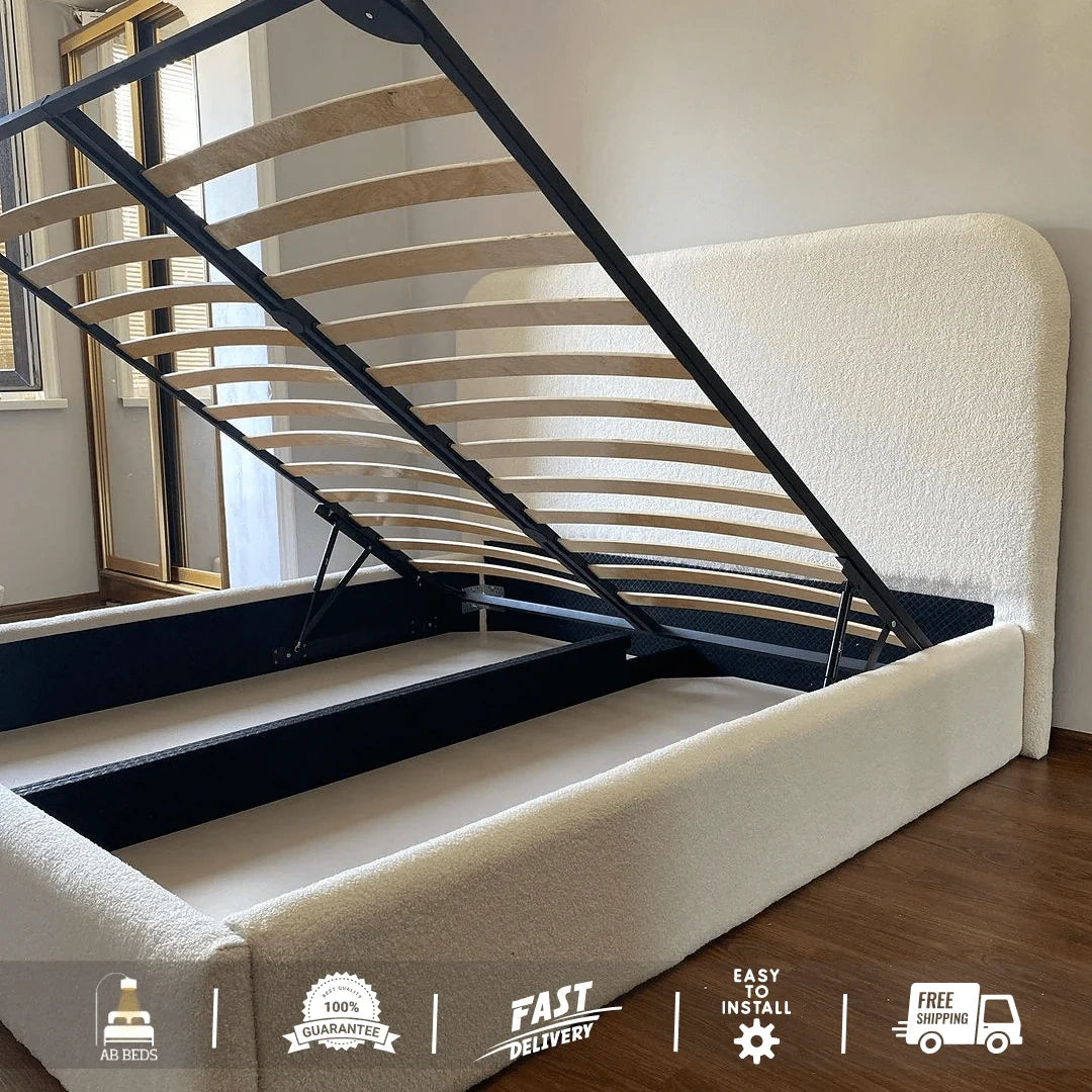 Nova Bed with Optional Ottoman - ABBEDS #B55