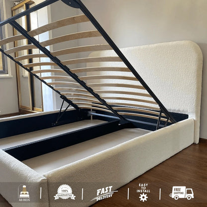 Nova Bed with Optional Ottoman - ABBEDS #B55