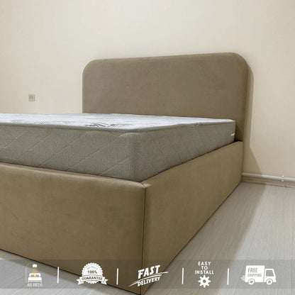 Nova Bed with Optional Ottoman - ABBEDS #B55