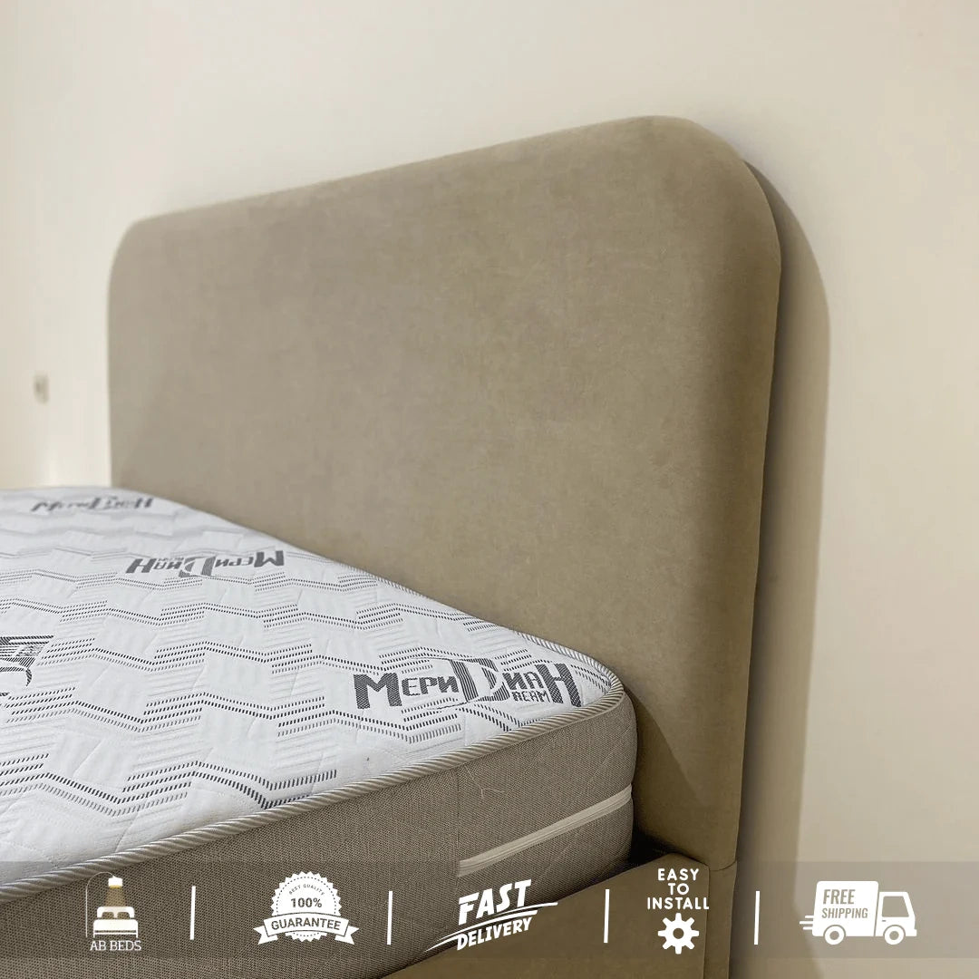 Nova Bed with Optional Ottoman - ABBEDS #B55