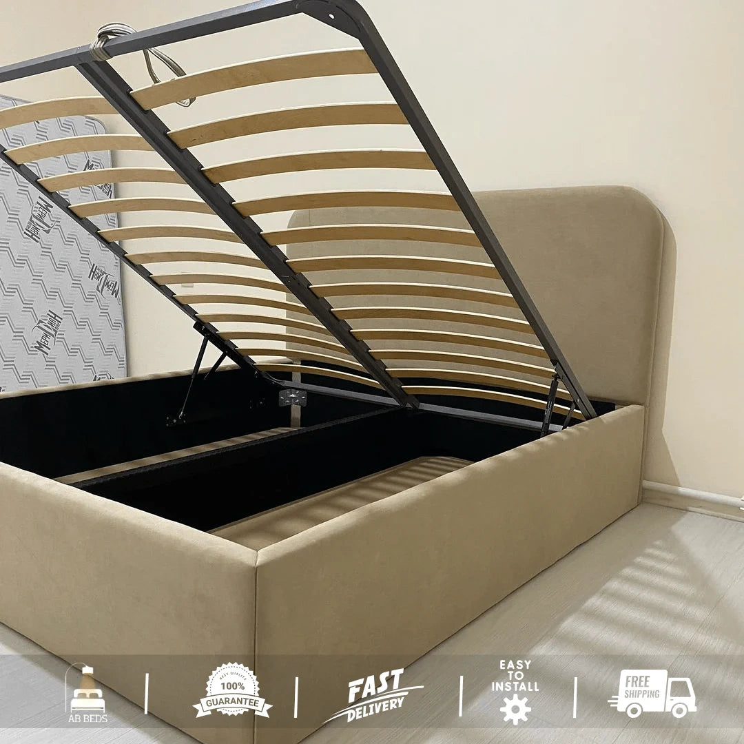 Nova Bed with Optional Ottoman - ABBEDS #B55