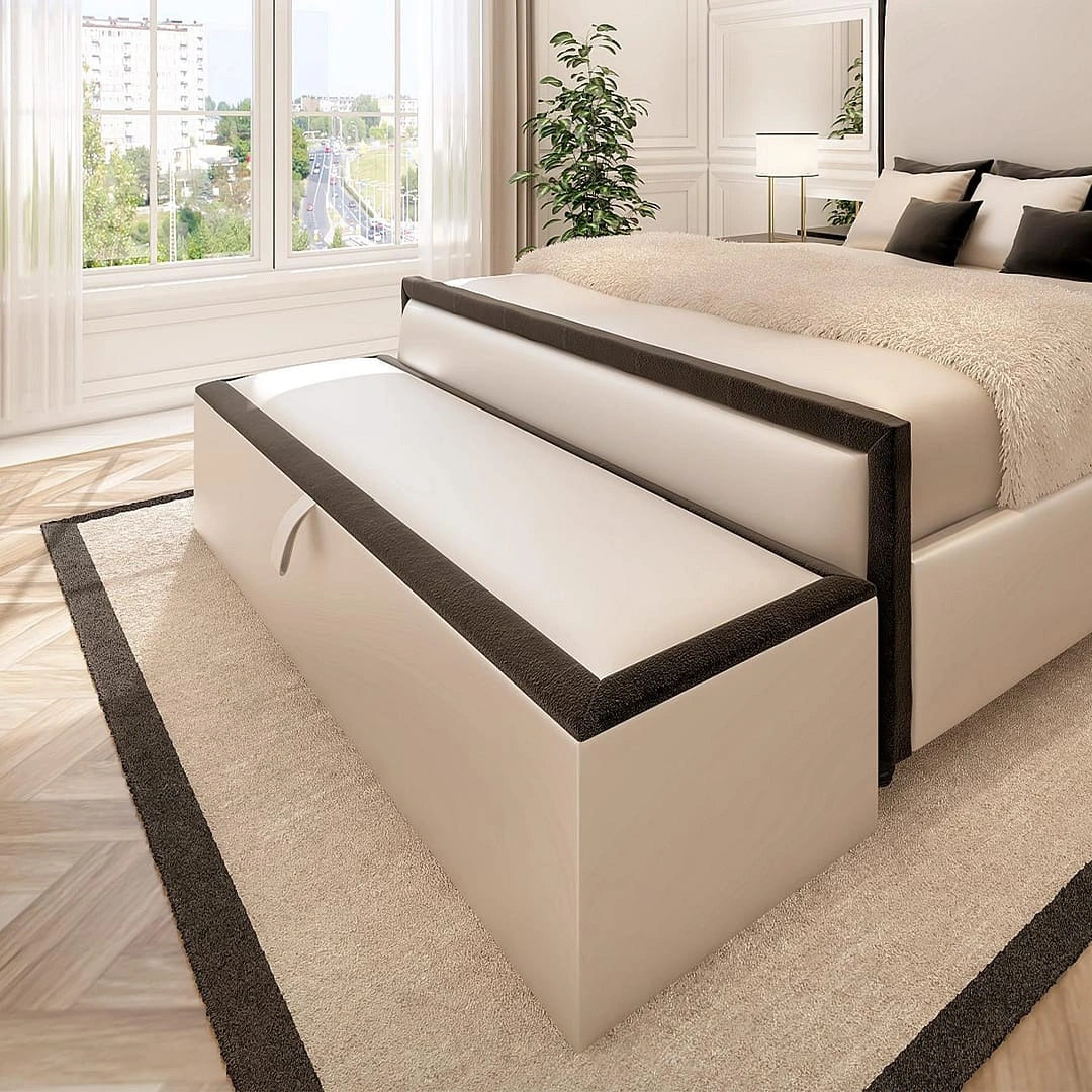 Ottoman Washington Style Blanket Box - ABBEDS OB4