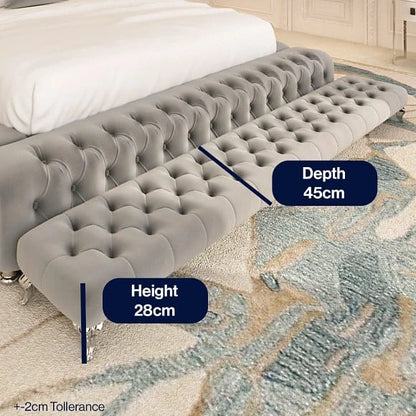 2026 Spanish Upholstery Soft Footstool - ABBEDS F1