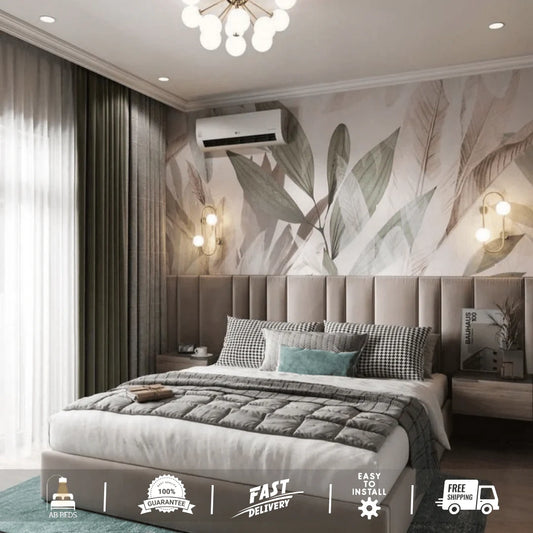 K2 Designer Bed with Long Headboard - ABBEDS #B68