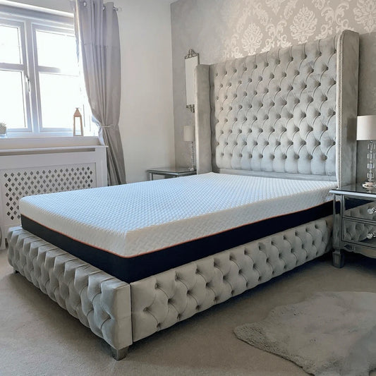 Versailles High Headboard Bed - ABBEDS #B8