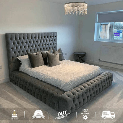 Ambassador Luxury Bed with Optional Ottoman - ABBEDS #B65