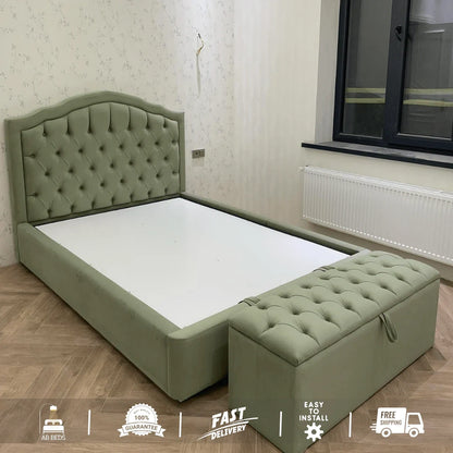 Vega Optional Ottoman Storage Bed - ABBEDS #B83