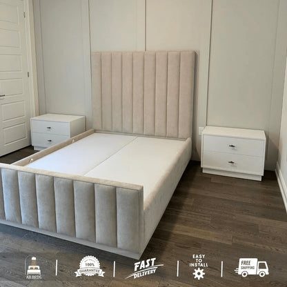Elevate High Headboard Bed - ABBEDS #B43