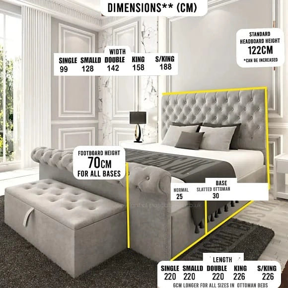 Windsor Classic Bed - ABBEDS #B1