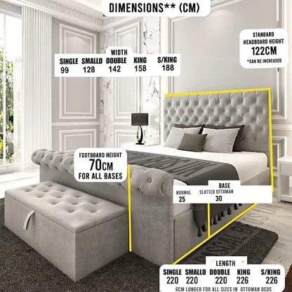 Windsor Classic Bed - ABBEDS #B1