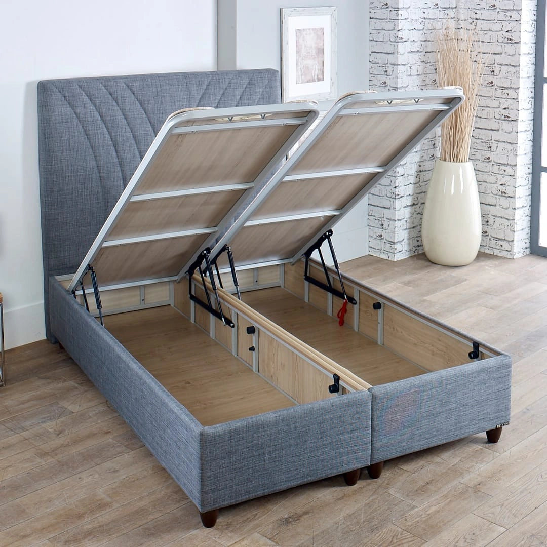 Retreat Bed with Optional Ottoman Storage - ABBEDS #B33