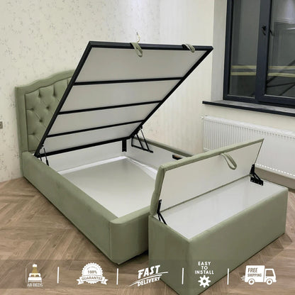 Vega Optional Ottoman Storage Bed - ABBEDS #B83
