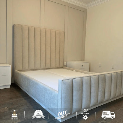 Elevate High Headboard Bed - ABBEDS #B43
