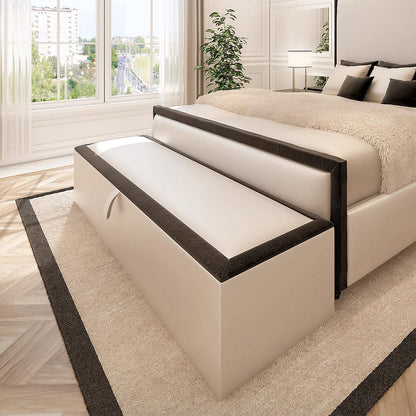 Ottoman Washington Style Blanket Box - ABBEDS OB4